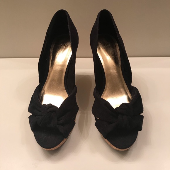 H&M open toe cork wedges - Picture 2 of 8